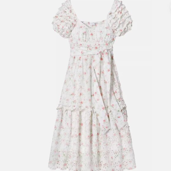 LoveShackFancy x Target Clementine Eyelet Dress Size 2 - Picture 6 of 6